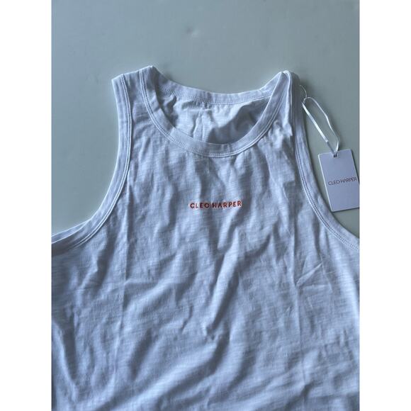 NWT Cleo Harper Viva Tank Top White Size XL - Picture 4 of 8